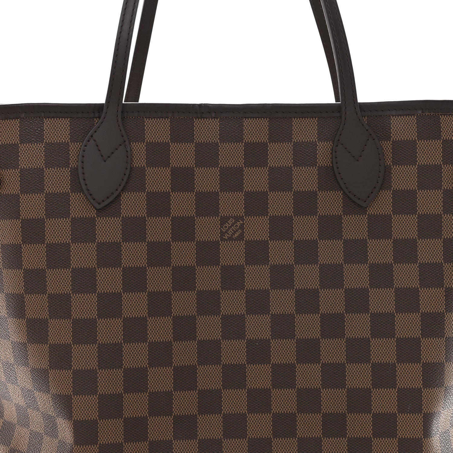 Louis Vuitton Damier Ebene Neo Neverfull MM Rose Ballerine 9 of 16