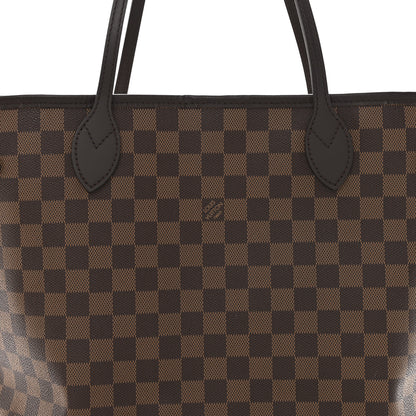 Louis Vuitton Damier Ebene Neo Neverfull MM Rose Ballerine 9 of 16