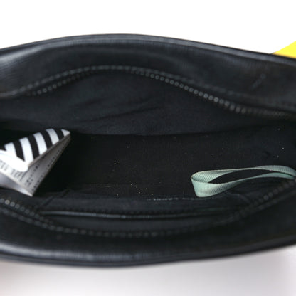 Off-White Saffiano Striped Diag Camera Bag Black White 5 of 10