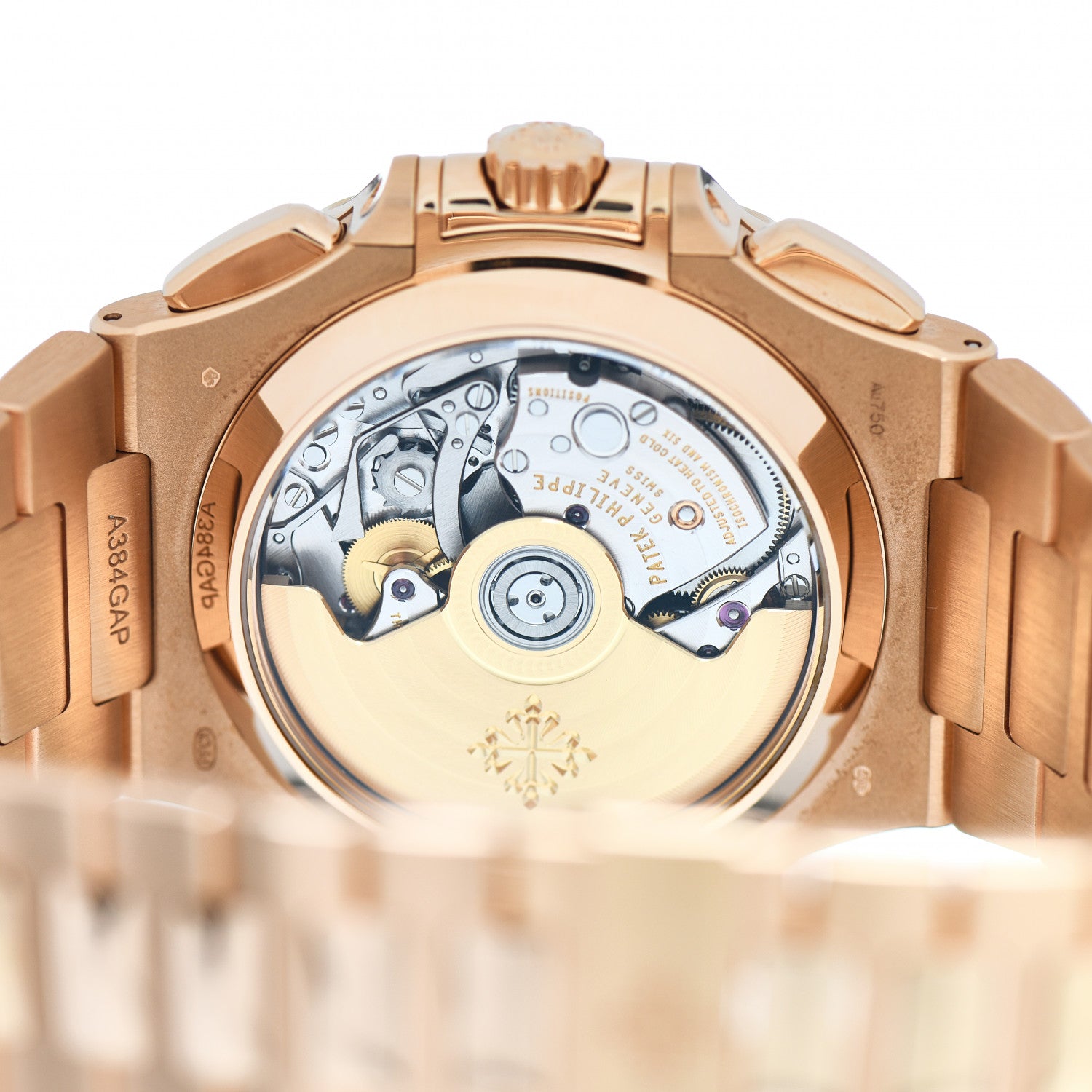 Patek Philippe 18K Rose Gold 40.5mm Nautilus Automatic Watch Black 5980/1R-001 4 of 5