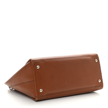 Louis Vuitton Calfskin Lockmeto Caramel Creme Black 4 of 9