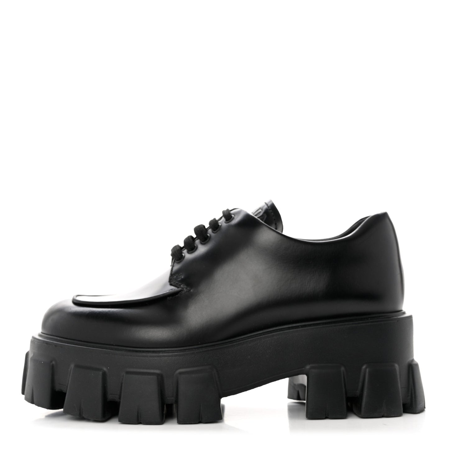 Spazzolato Rois Monolith 55mm Derby Loafers 36 Black