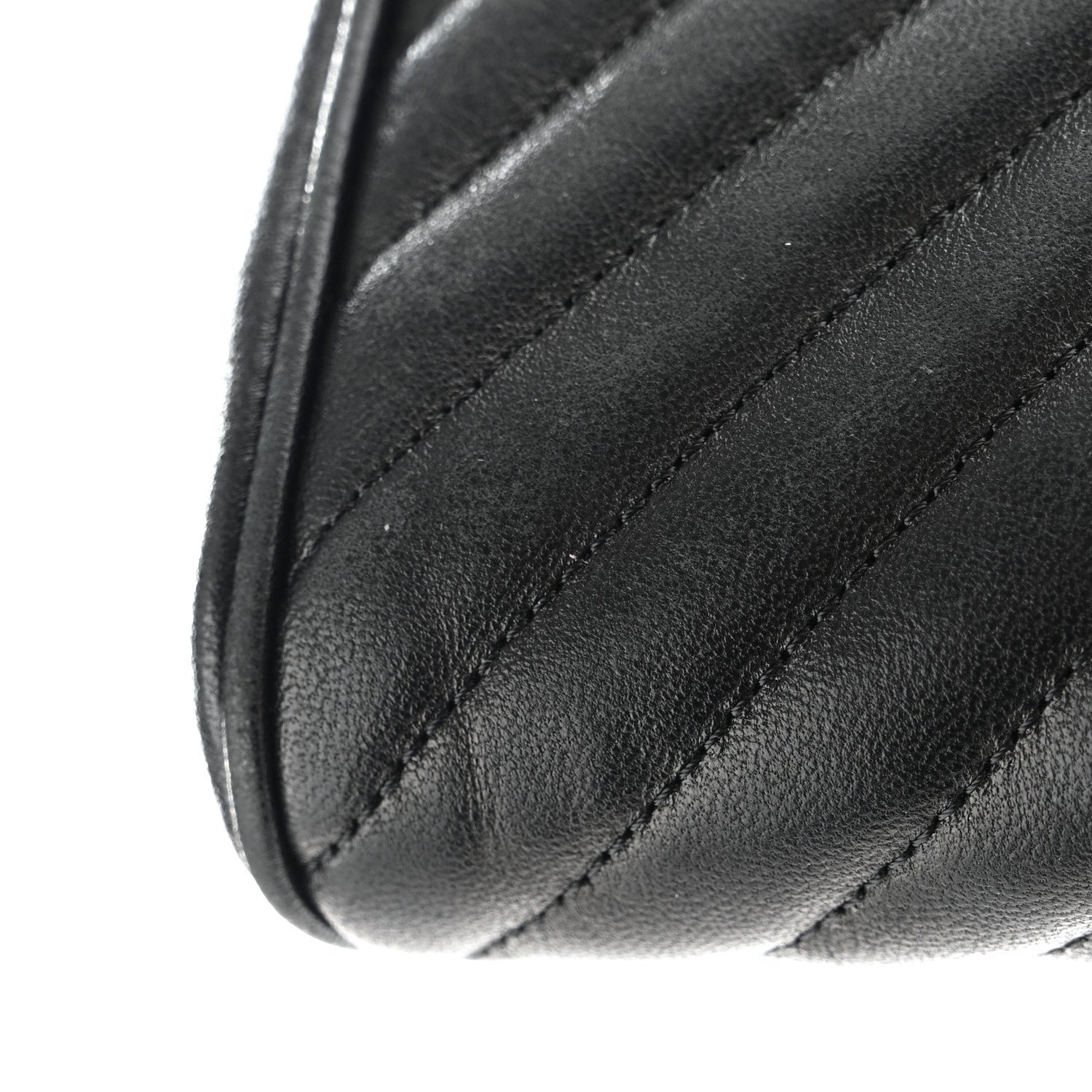 Chanel Lambskin Chevron Evening Clutch Black 12 of 13