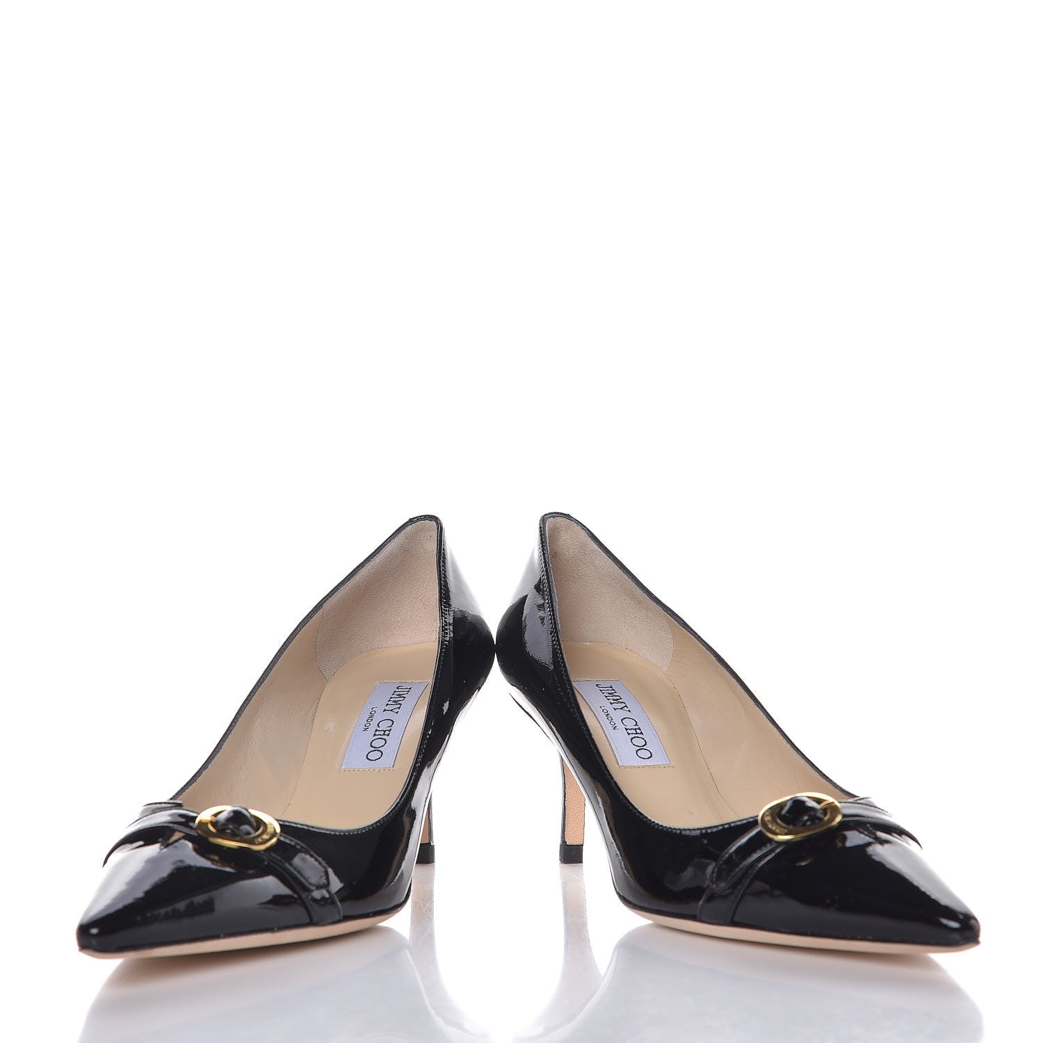 Jimmy Choo Patent Jacob Pumps 37.5 Black 11 of 11