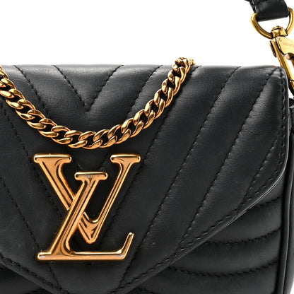 Louis Vuitton Calfskin New Wave Multi Pochette Black 7 of 13