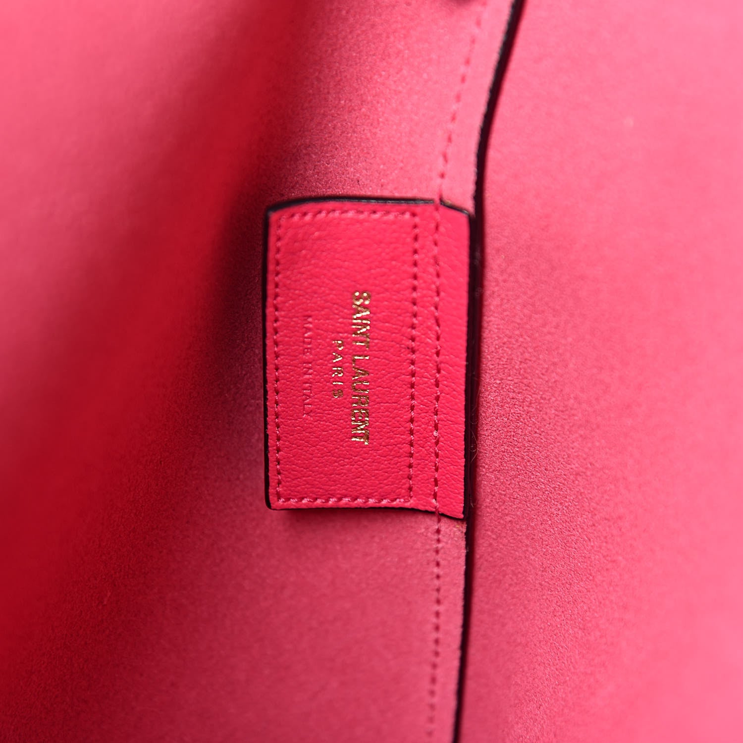 Saint Laurent Calfskin Large Shopping Tote Fuchsia 8 of 12