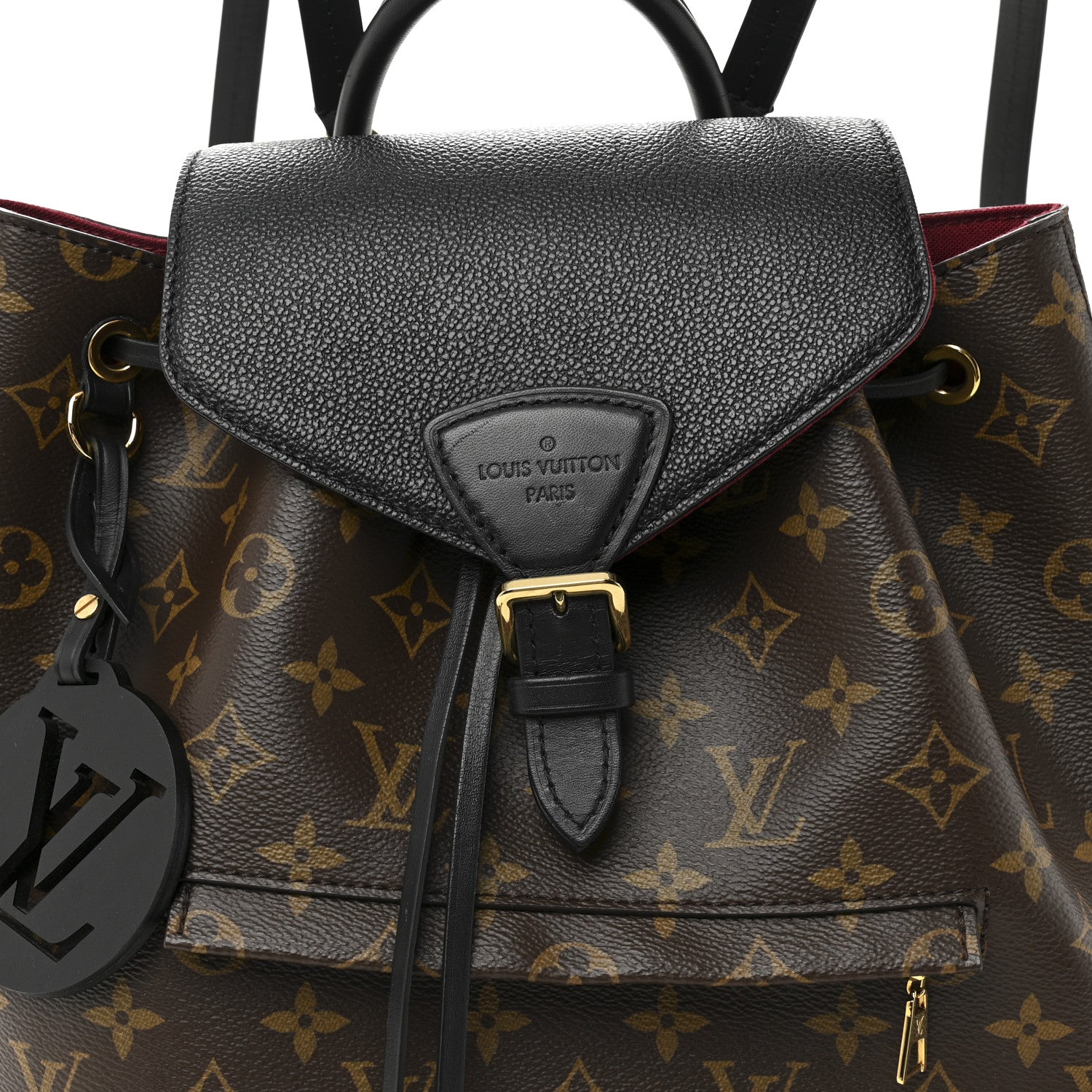 Louis Vuitton Monogram Montsouris PM Black 7 of 10