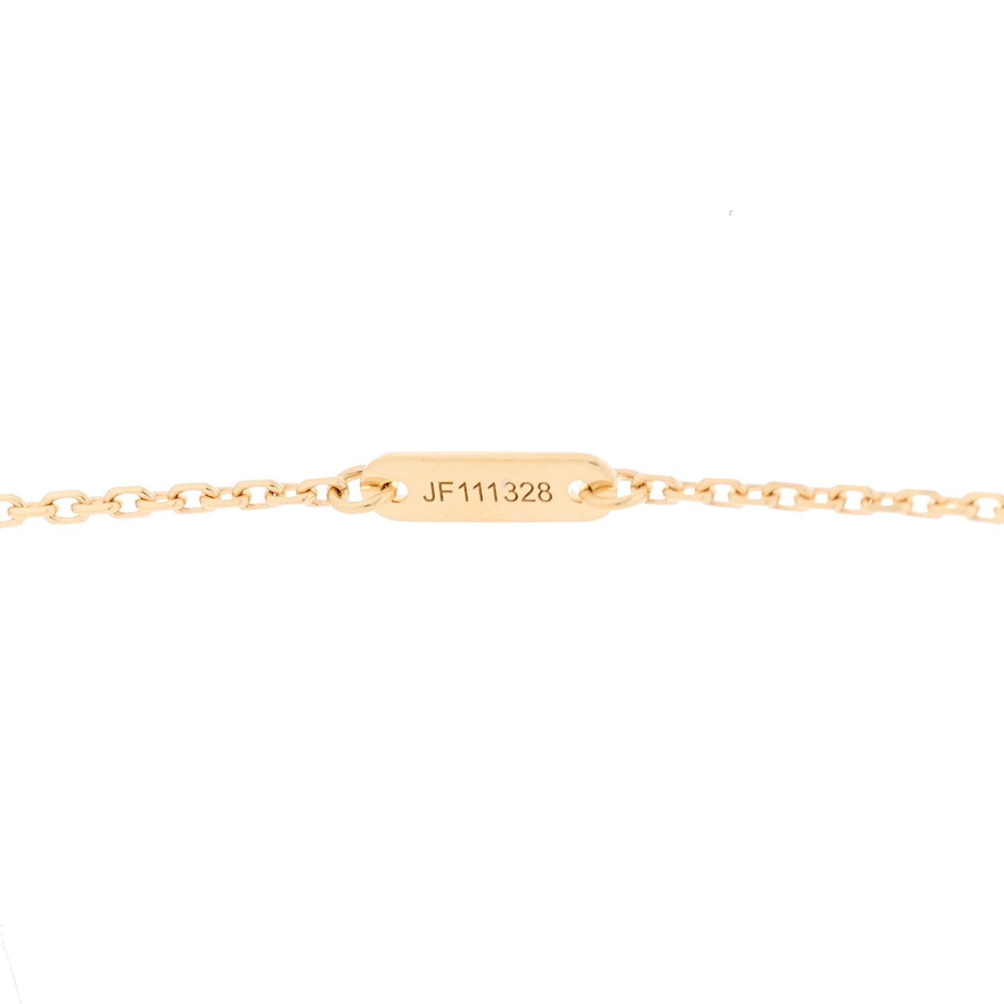 18K Yellow Gold Diamond Mini Frivole Pendant Necklace