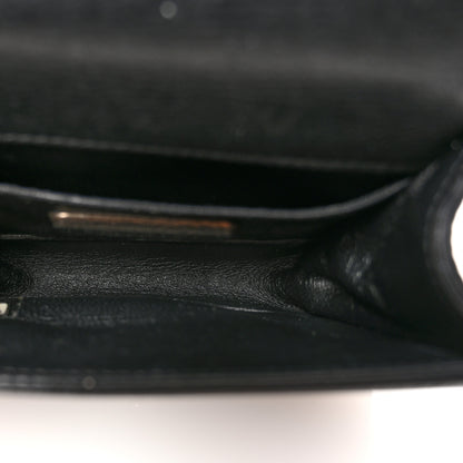 Chanel Galuchat Stingray Mini Boy Flap Black Silver 5 of 10