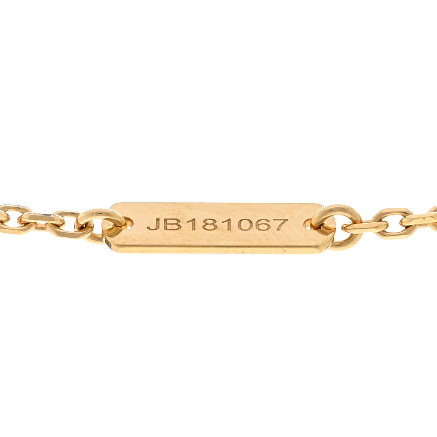 18K Yellow Gold Carnelian Vintage Alhambra Pendant Necklace
