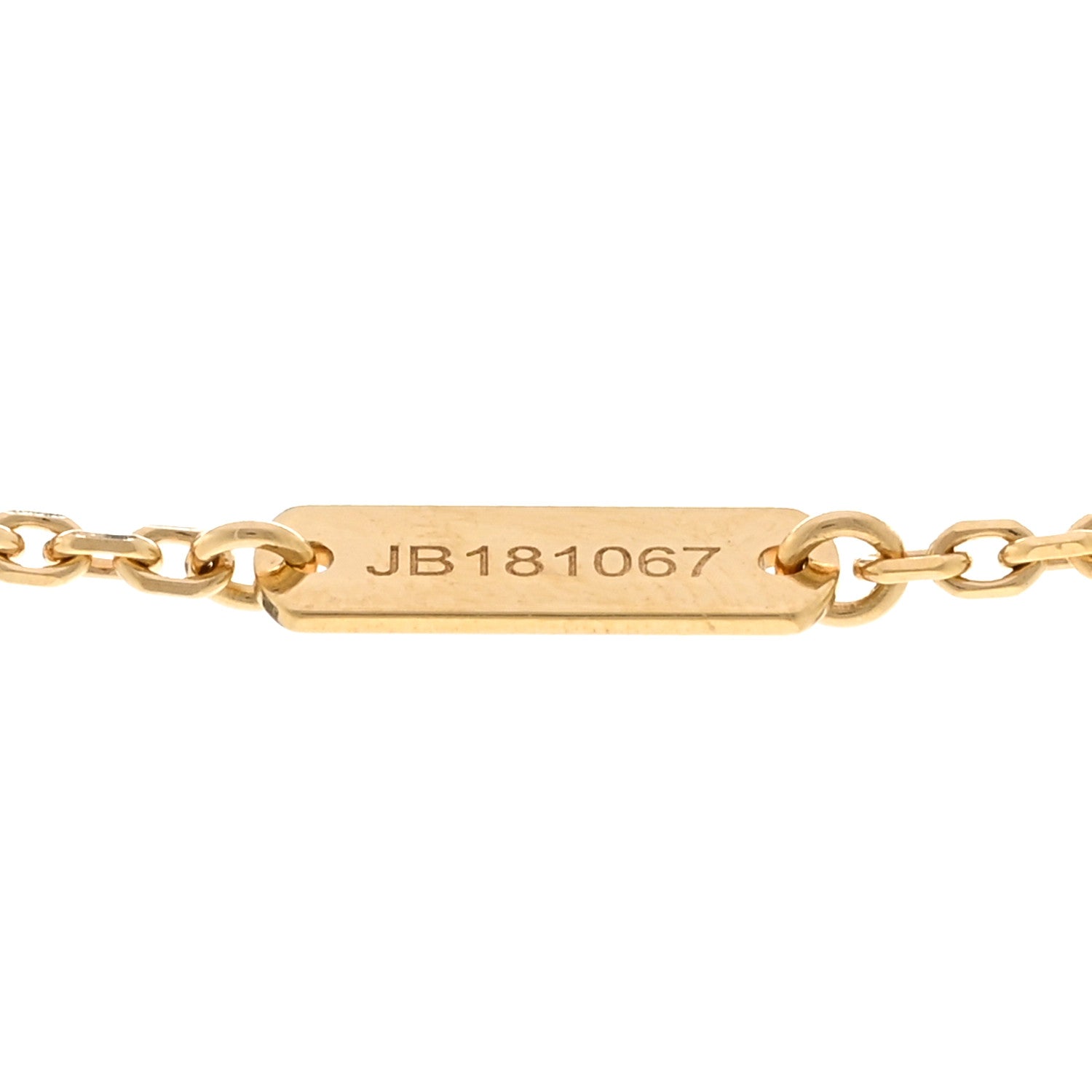 Van Cleef & Arpels 18K Yellow Gold Carnelian Vintage Alhambra Pendant Necklace 5 of 5