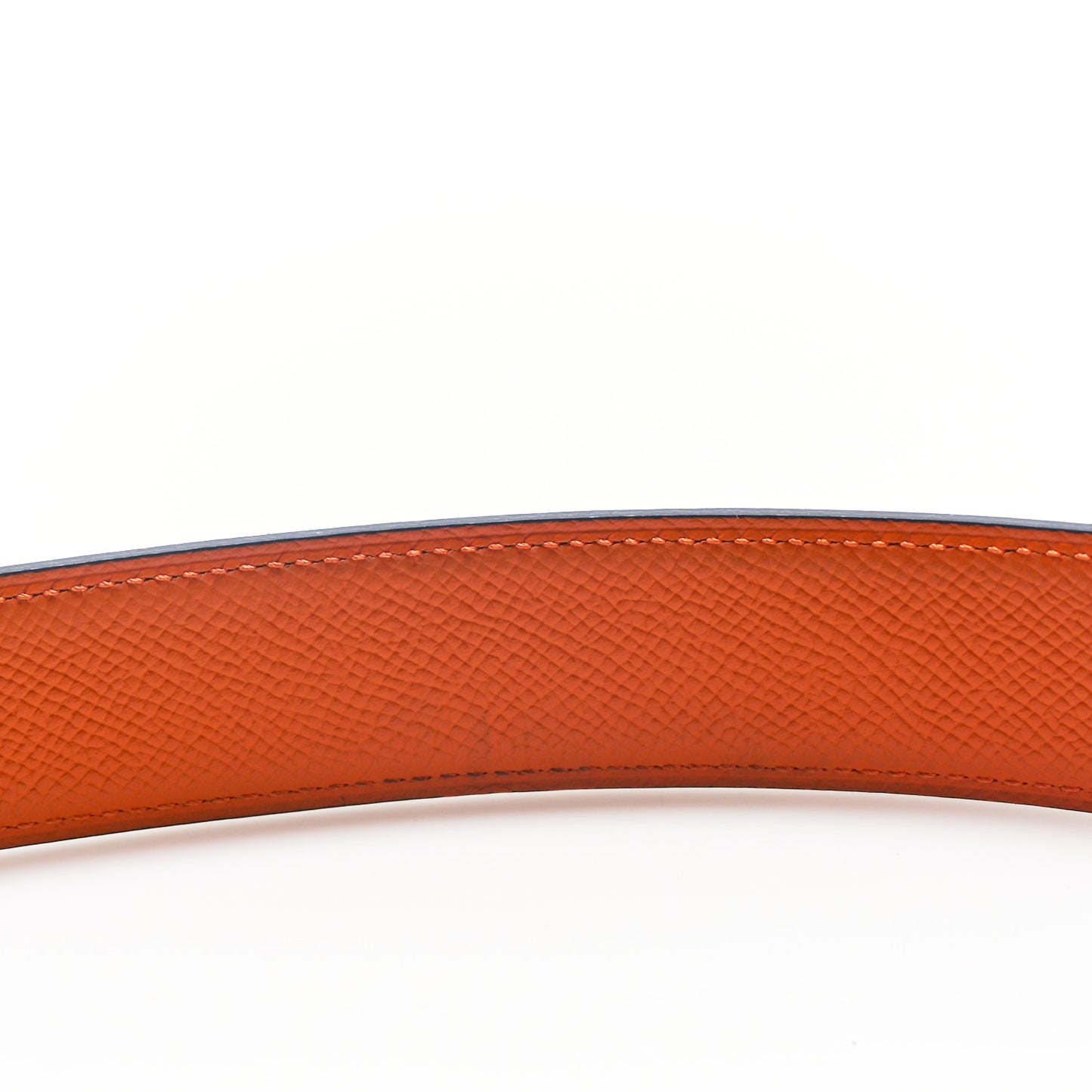Epsom Reversible 38mm Belt Strap 110 44 Gris Etain Orange