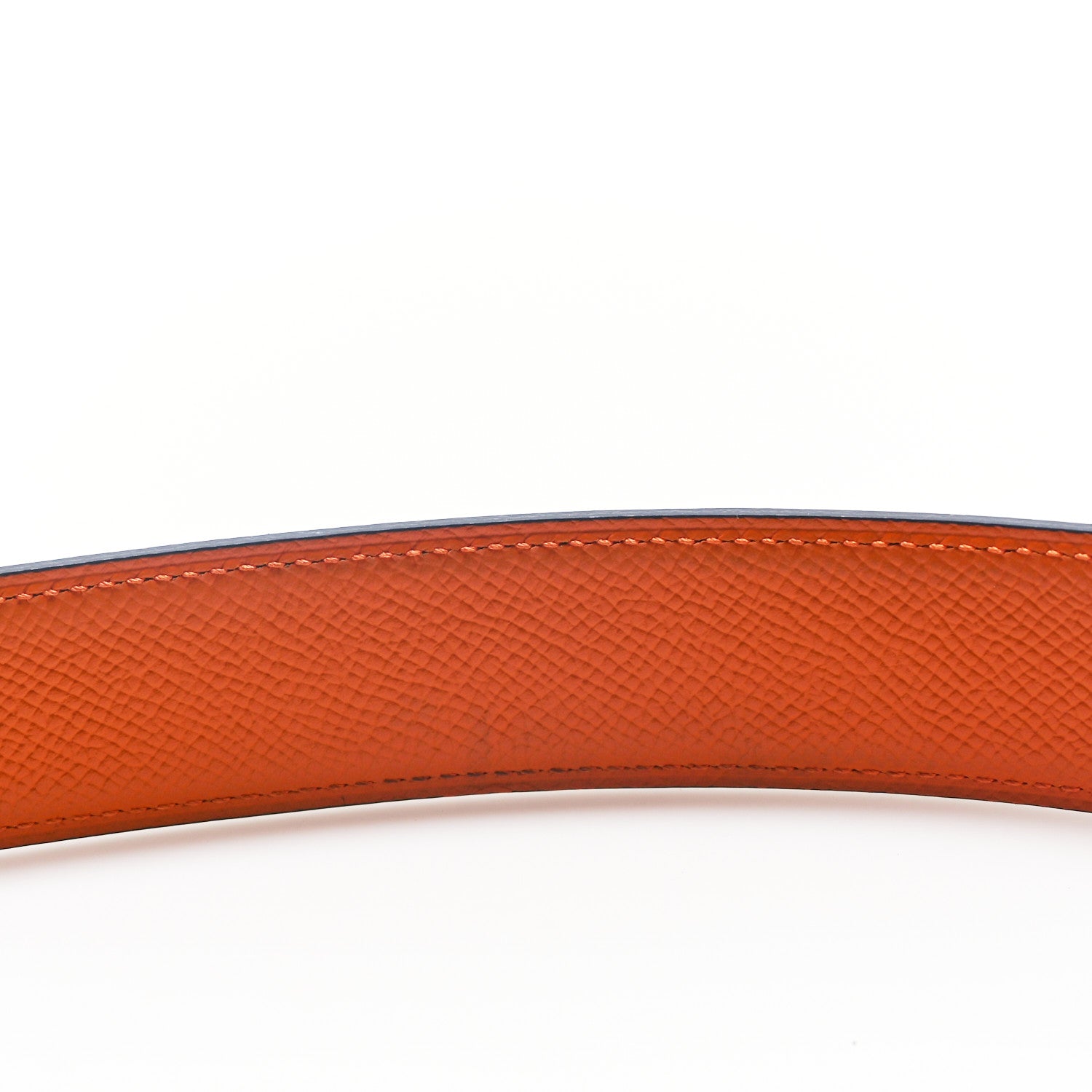 Hermes Epsom Reversible 38mm Belt Strap 110 44 Gris Etain Orange 6 of 7