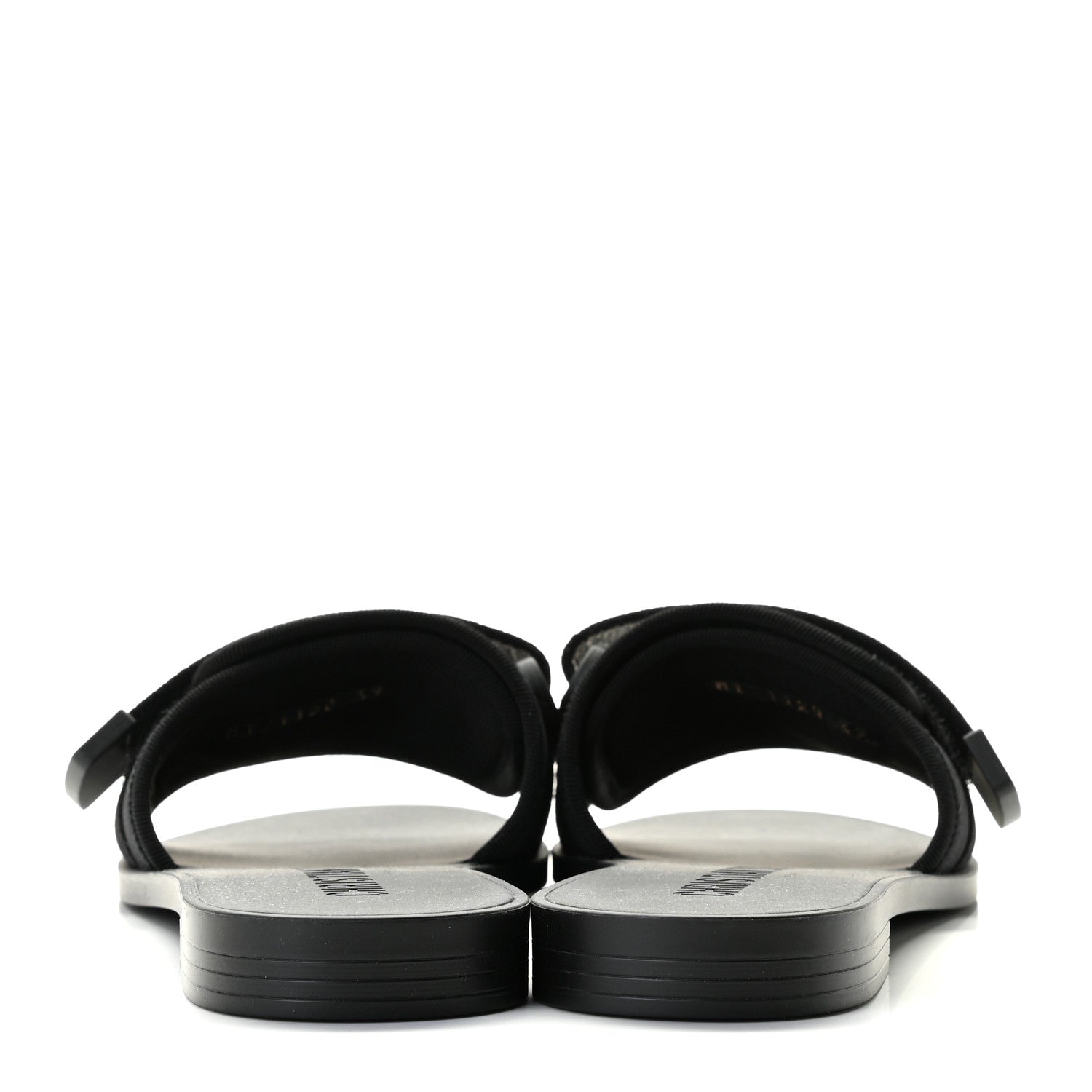 Christian Dior Technical Stretch Fabric Camouflage Dio(r)evolution Slide Sandals 39 Black Military 5 of 9
