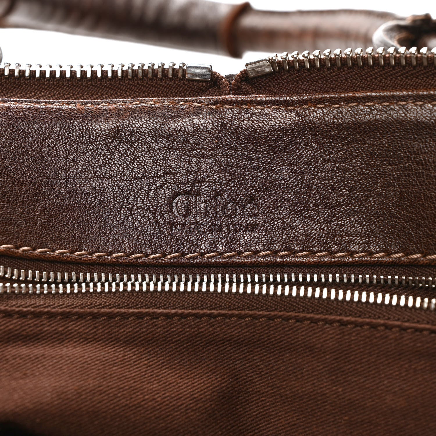 Chloe Calfskin Medium Paddington Capsule Satchel Brown 6 of 10