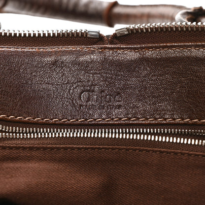 Chloe Calfskin Medium Paddington Capsule Satchel Brown 6 of 10