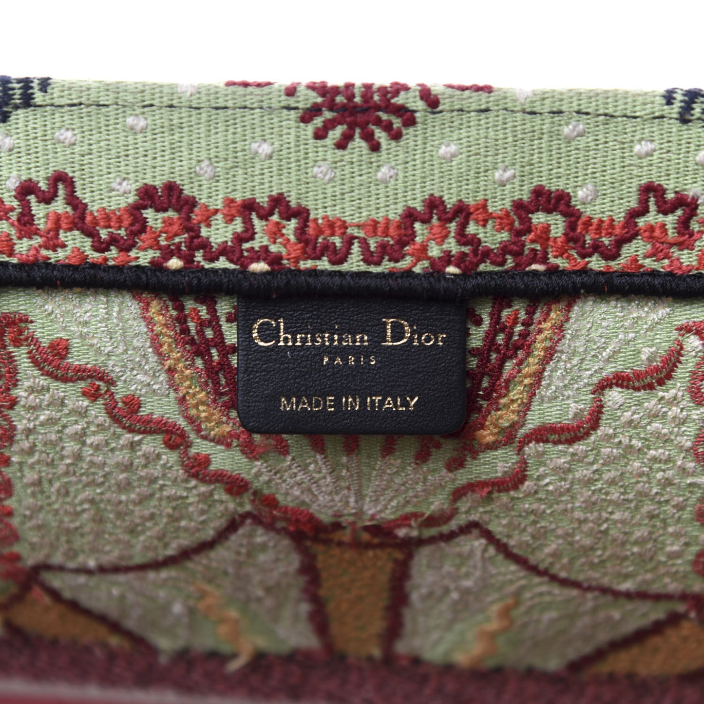 Canvas Embroidered Large In Lights Book Tote Multicolor