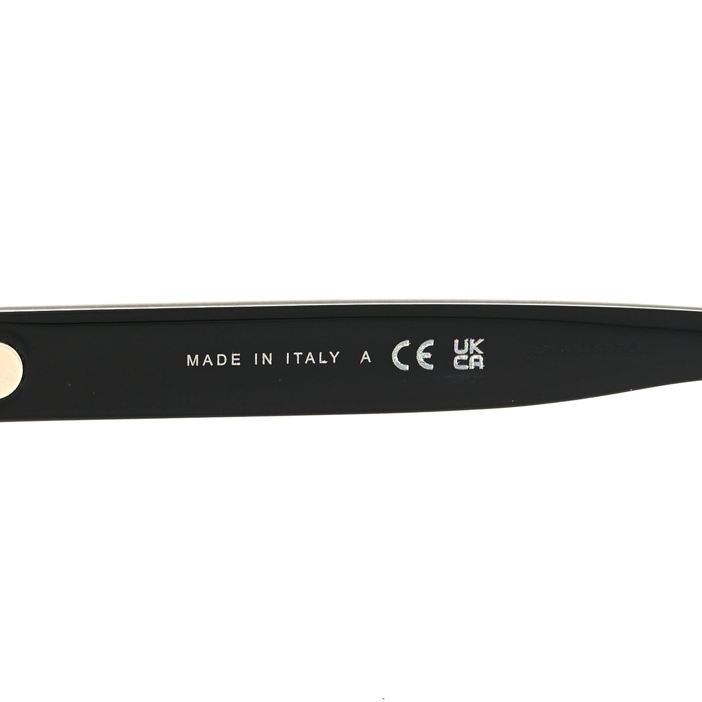 Acetate Oval Sunglasses 5416-A Black Beige