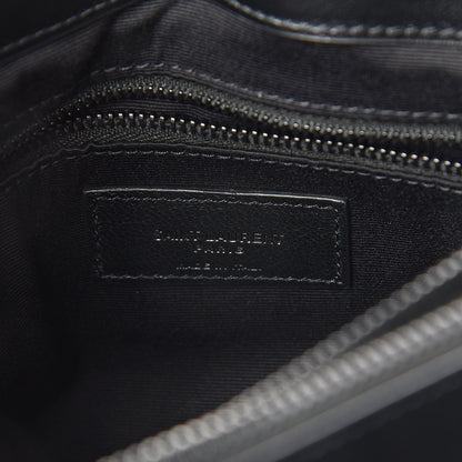Saint Laurent Calfskin Y Quilted Monogram Medium Loulou Chain Satchel Black 5 of 8