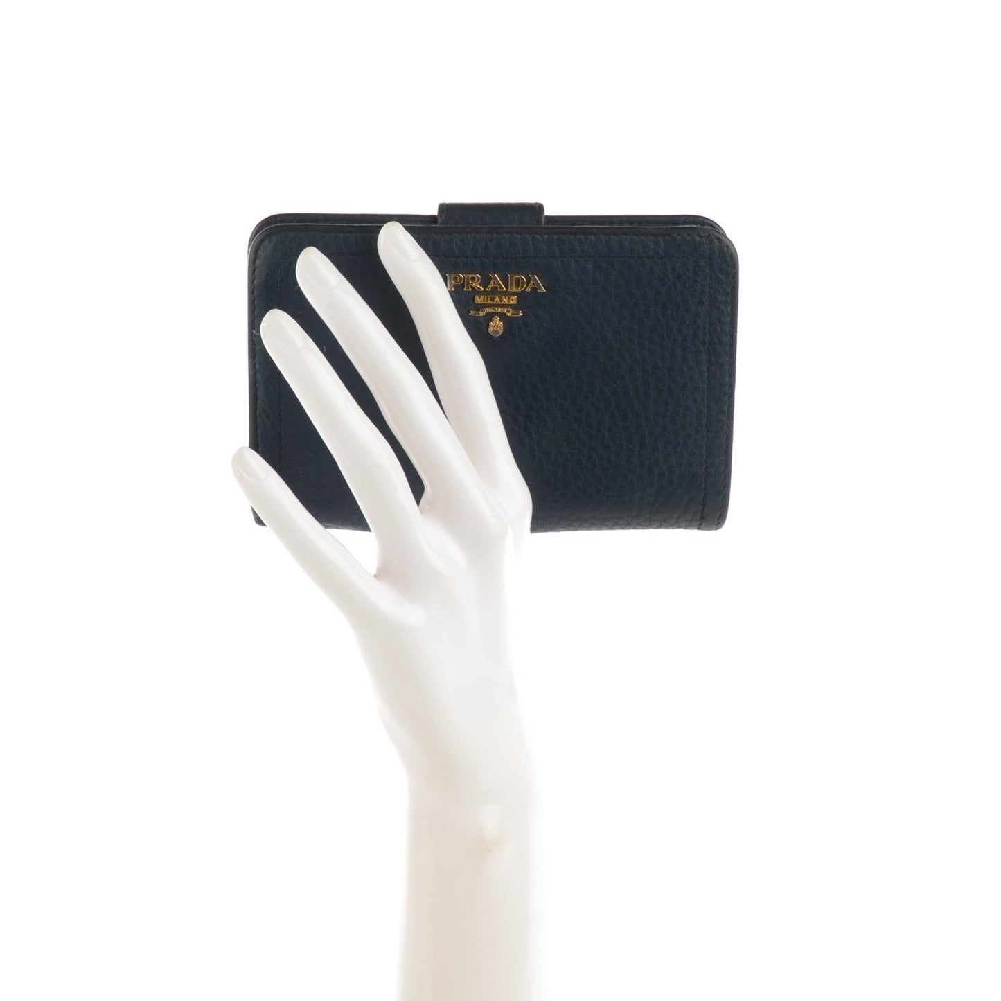 Vitello Daino Compact Wallet Baltico