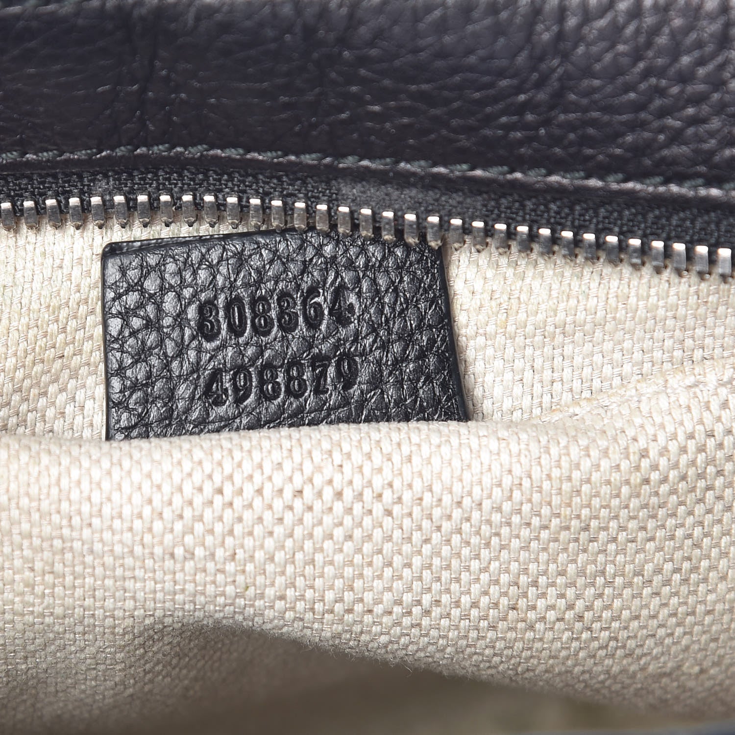 Gucci Pebbled Calfskin Studded Small Soho Disco Bag Black 7 of 11