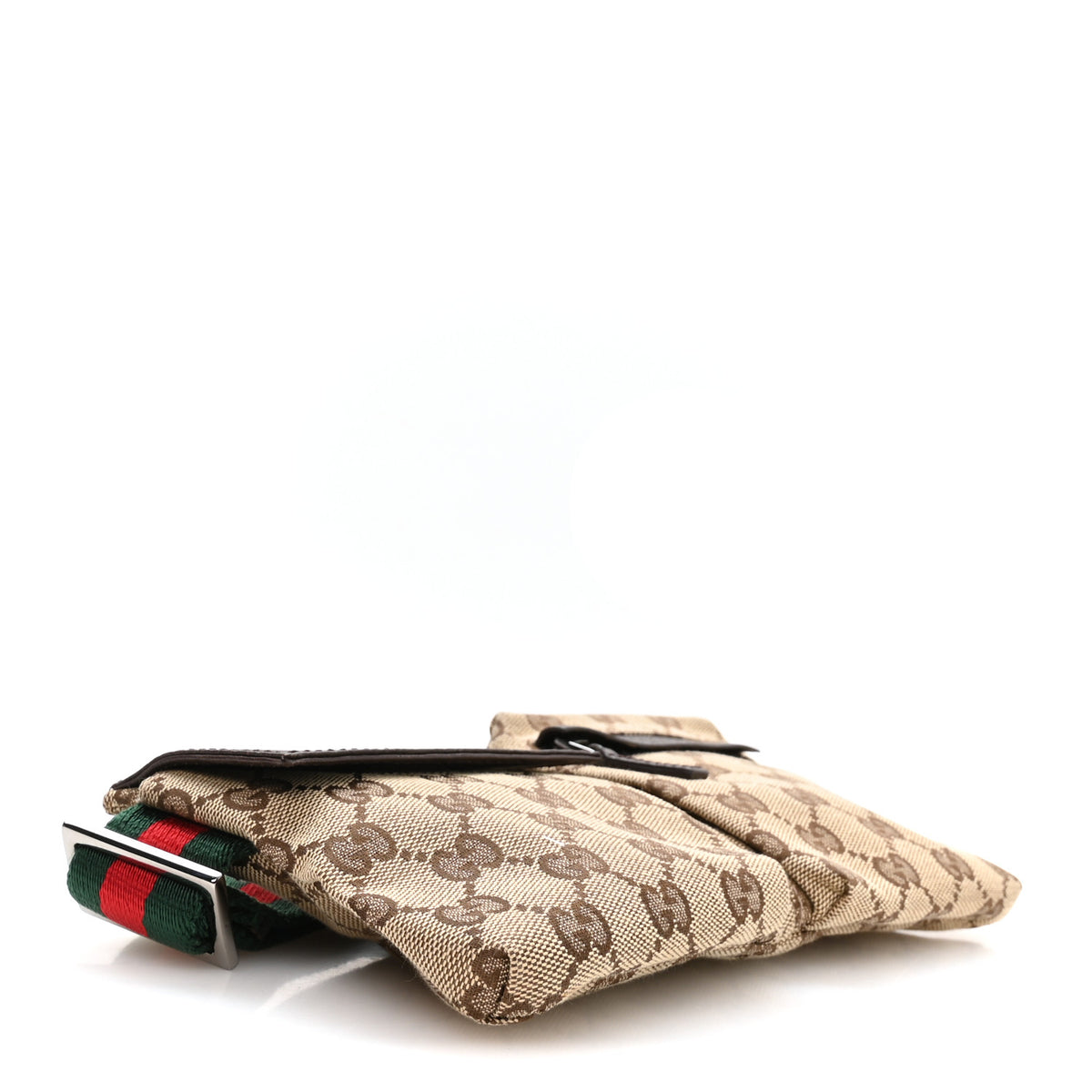 Gucci Monogram Web Belt Bag Dark Brown 4 of 10