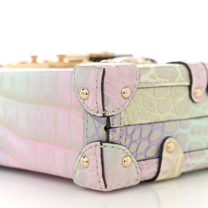 Louis Vuitton Crocodile Petite Malle Multicolor 9 of 10