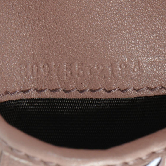 Patent Microguccissima Nice French Flap Wallet Dark Cipria