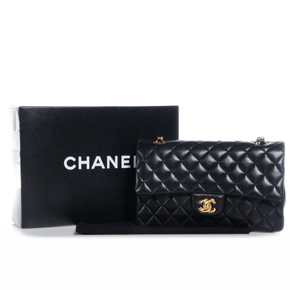 Chanel Lambskin Medium Double Flap Black 8 of 8