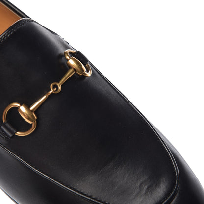 Gucci Calfskin Womens Jordaan Loafers 38.5 Black 9 of 10