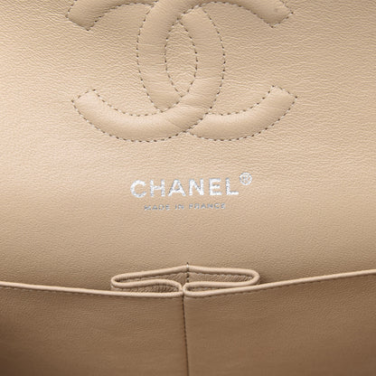 Chanel Lambskin Quilted Medium Double Flap Beige 6 of 16