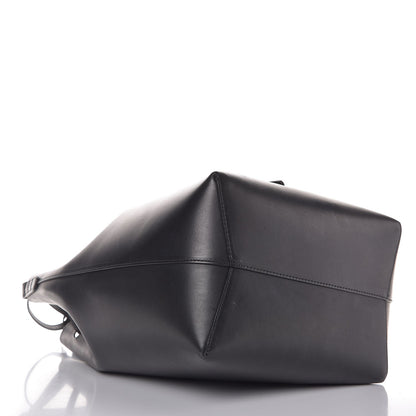 Mansur Gavriel Vegetable Tanned Calfskin Bucket Bag Black Flamma 5 of 28