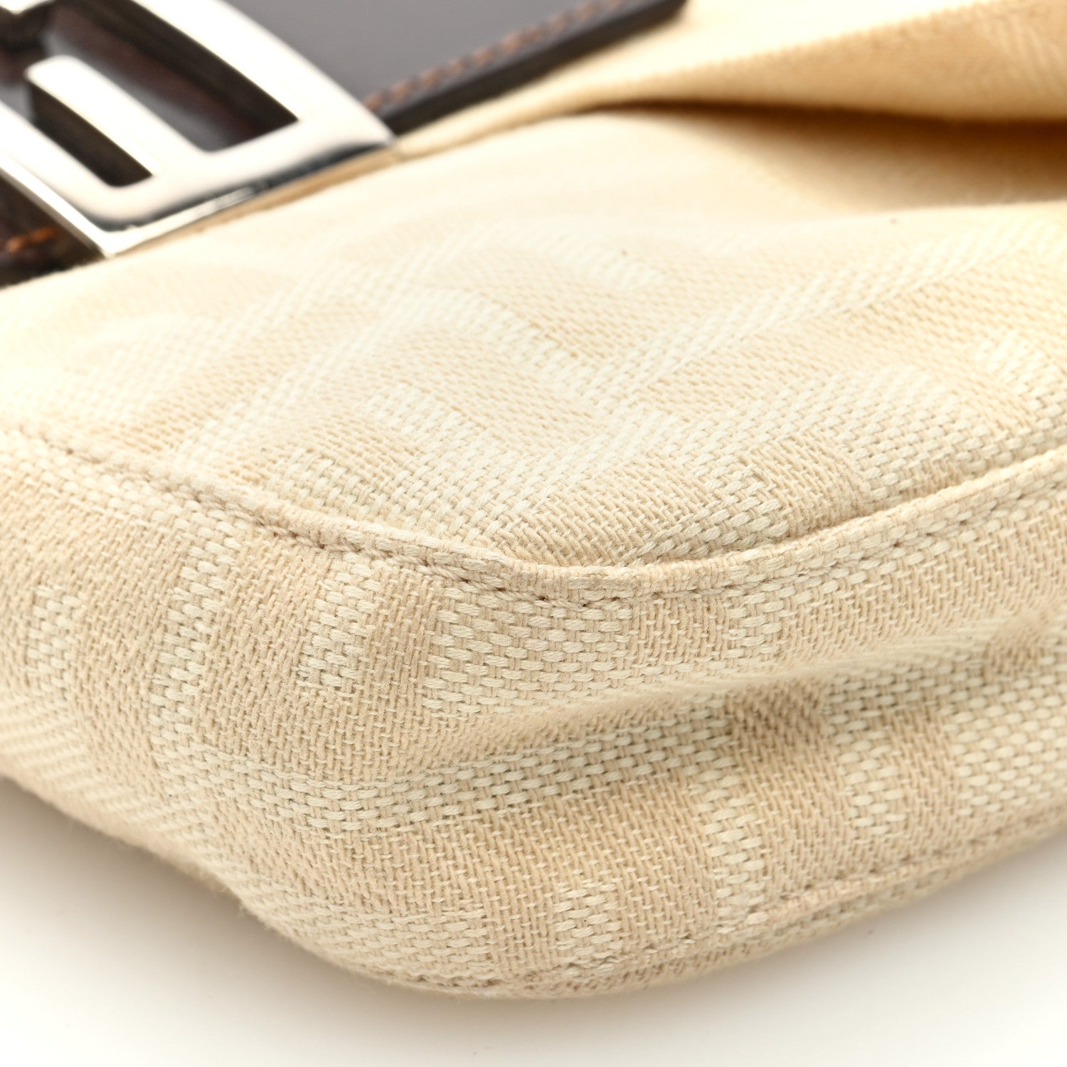 Fendi Zucca Baguette Beige 8 of 8