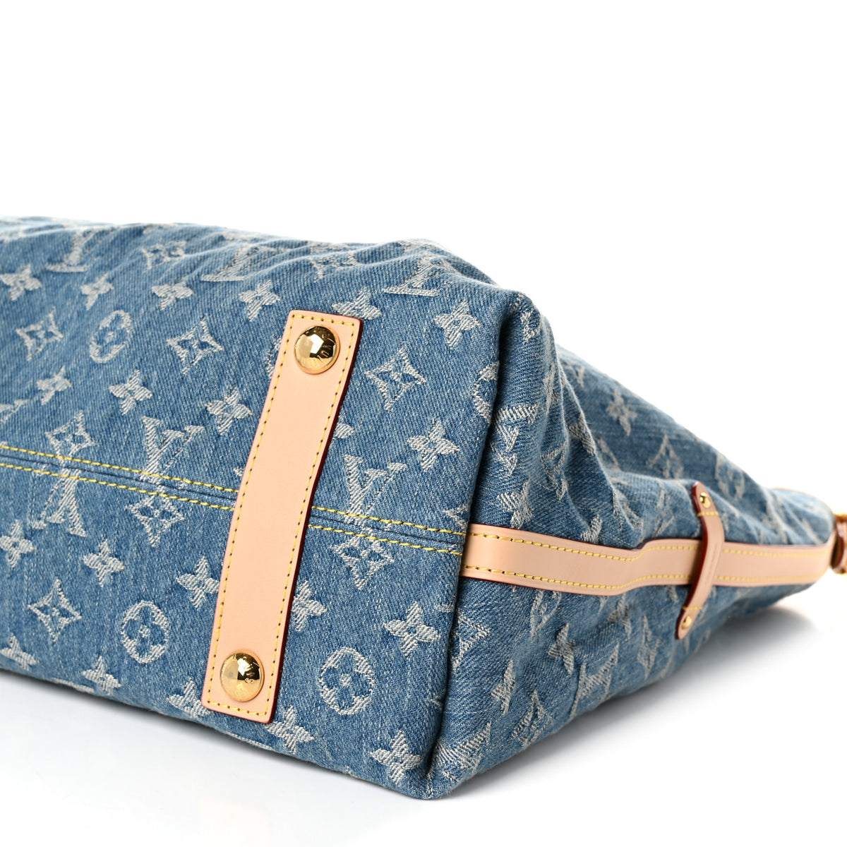 Monogram Denim CarryAll MM Blue