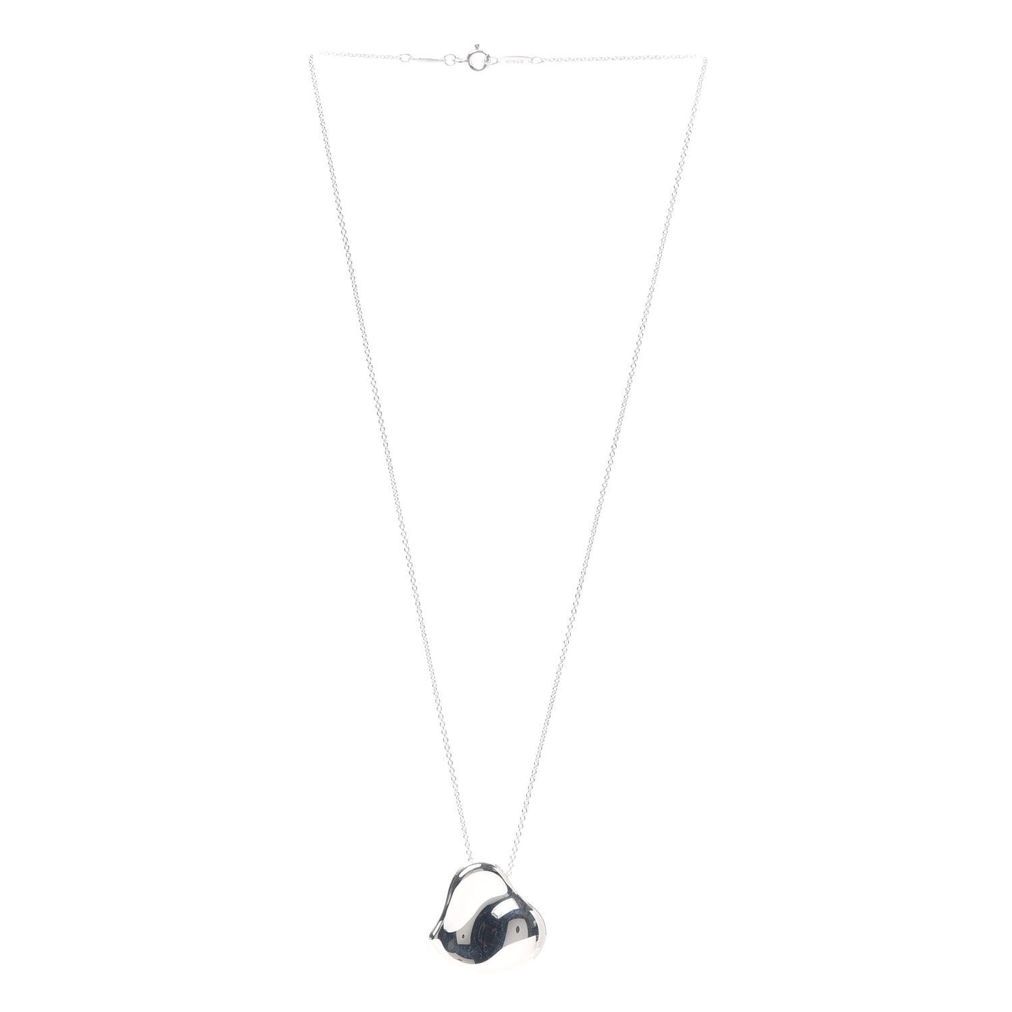 Sterling Silver 20mm Elsa Perretti Full Heart Pendant Necklace