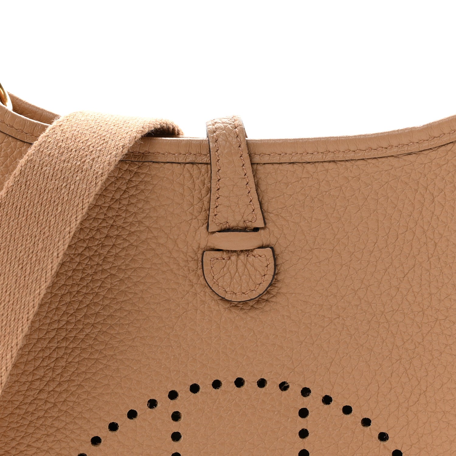 Hermes Taurillon Clemence Amazone Evelyne TPM Chai 1940328
