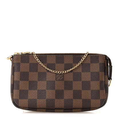 Louis Vuitton Damier Ebene Mini Pochette Accessories 1 of 9
