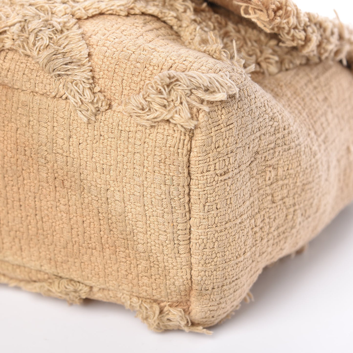 Tweed Nature Flap Dark Beige