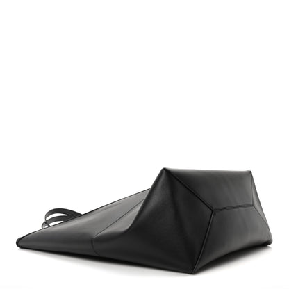 Loewe Shiny Calfskin Large Puzzle Fold Tote Black 4 of 9