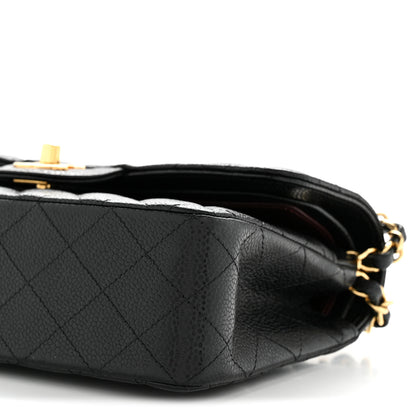 Chanel Caviar Quilted Small Double Flap Black 10 of 12
