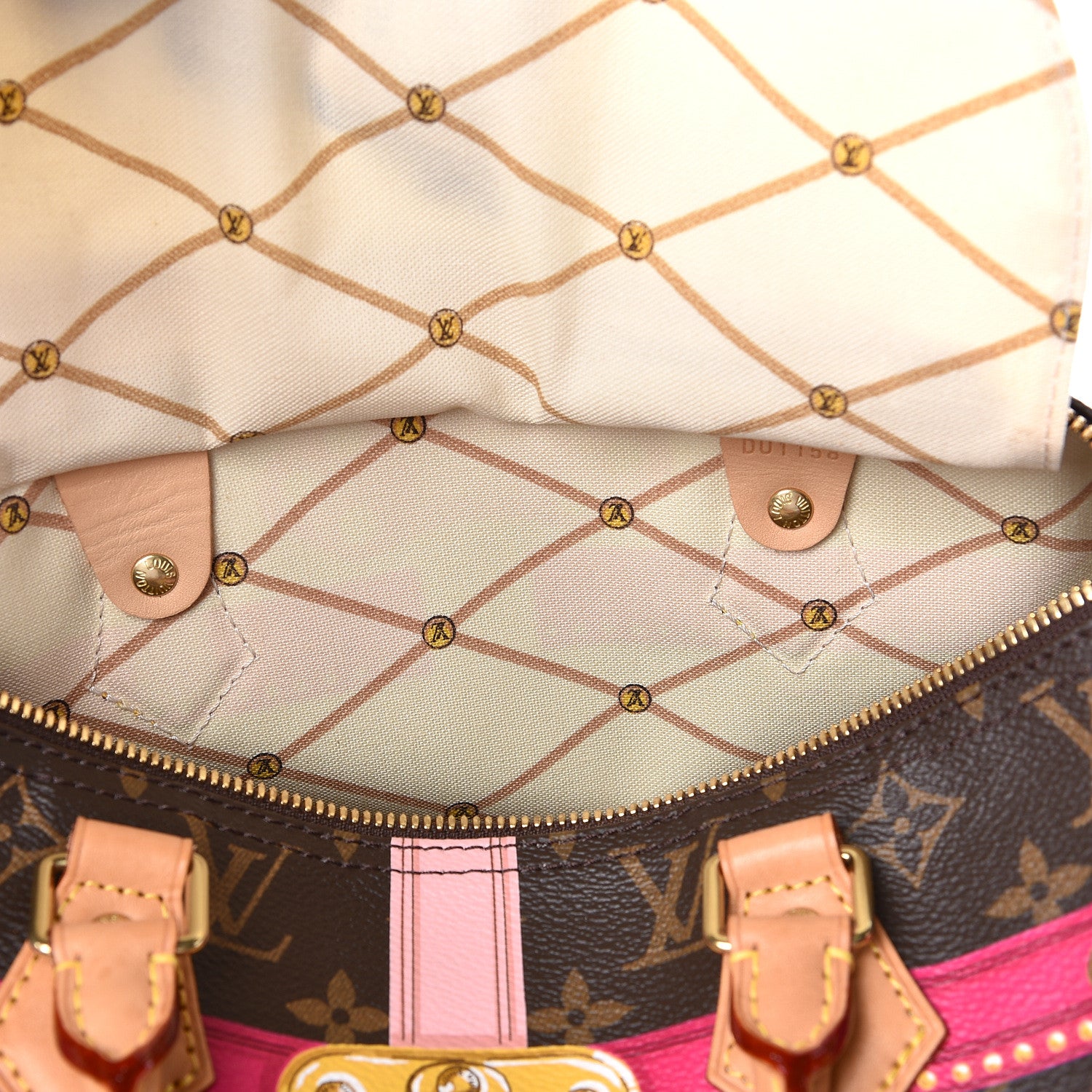 Louis Vuitton Monogram Summer Trunks Speedy Bandouliere 30 8 of 11