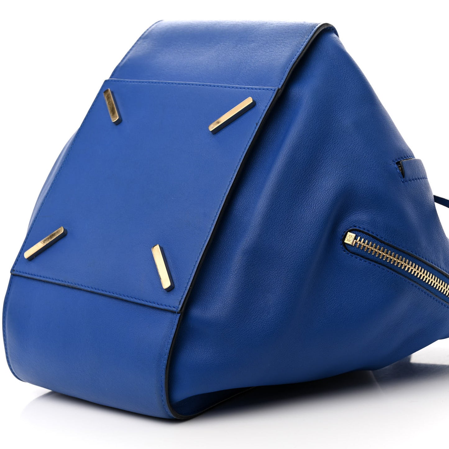 Calfskin Medium Hammock Shoulder Bag Electric Blue