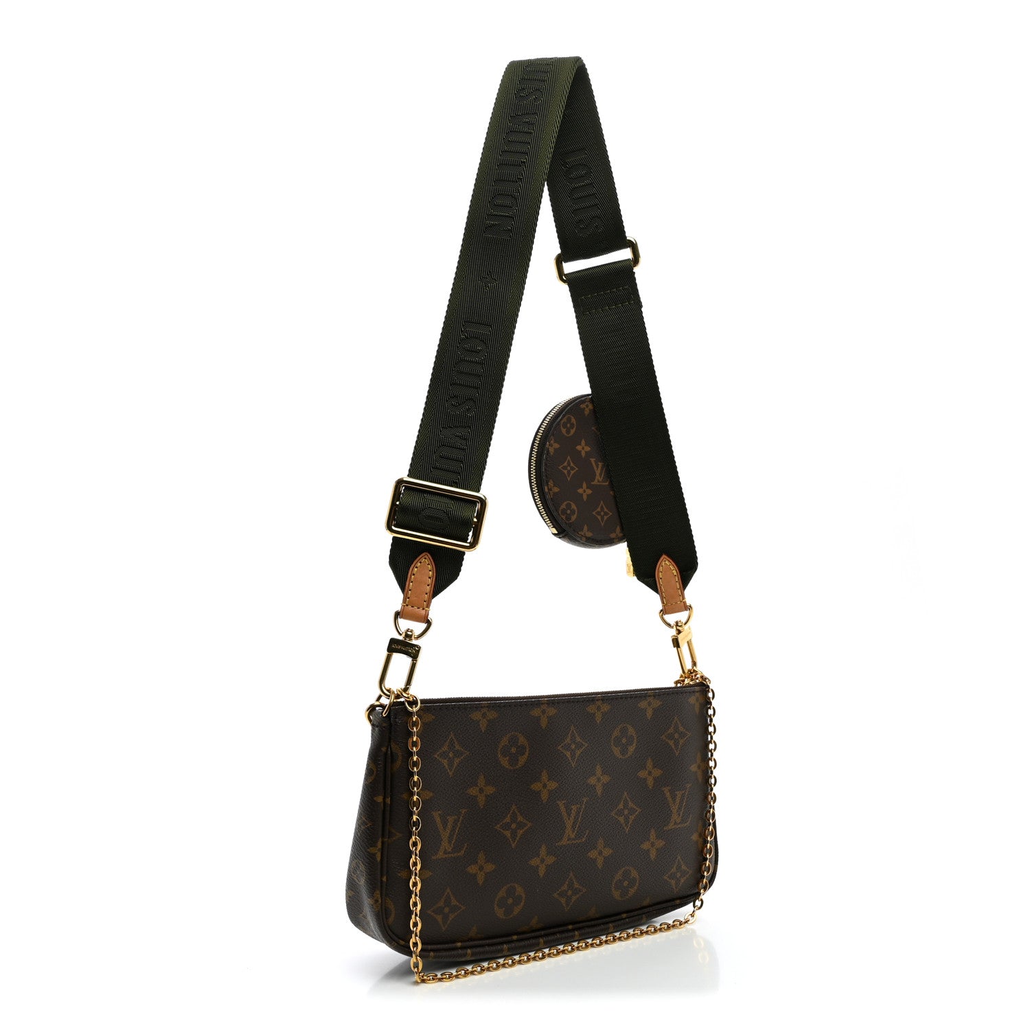 Louis Vuitton Monogram Multi Pochette Accessories Kaki 3 of 11