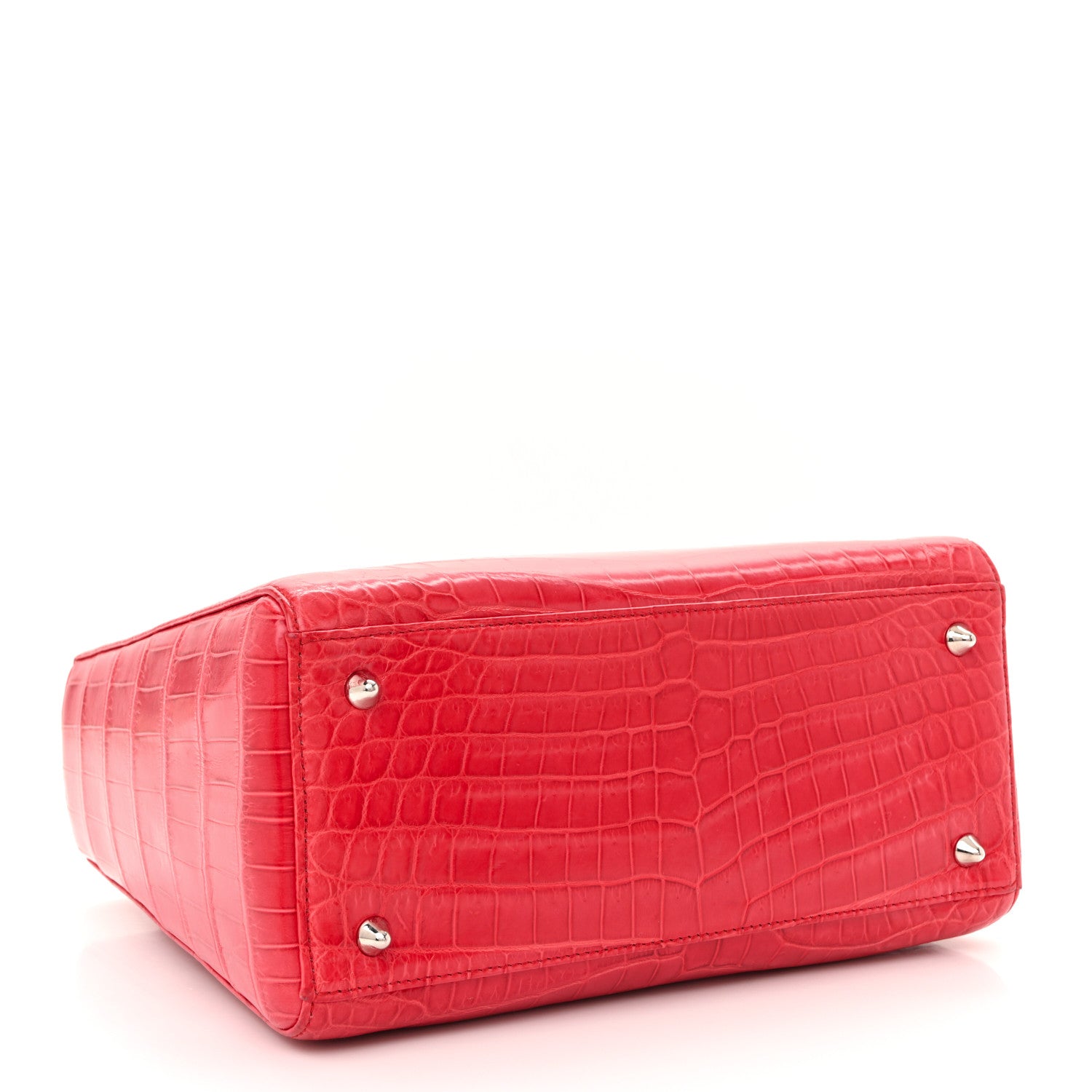Christian Dior Alligator Medium Lady Dior Red 3 of 10