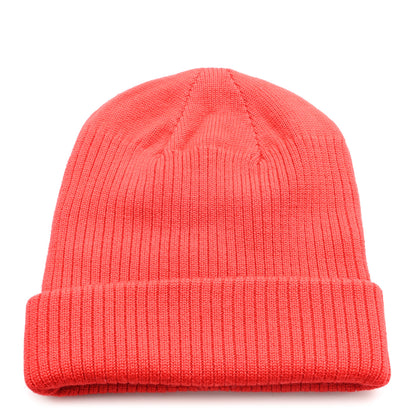 Burberry Wool Knit Logo Beanie Hat L Bright Red 3 of 5