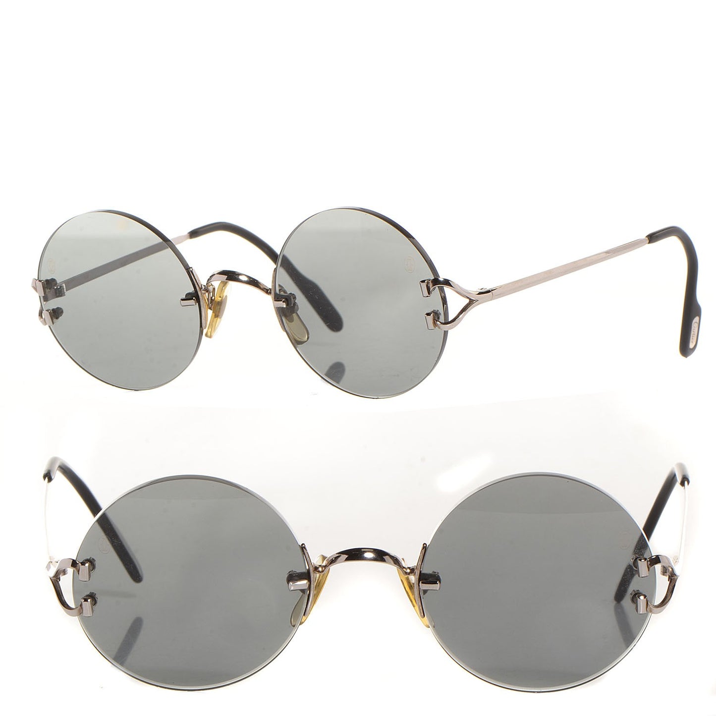 Rimless Round Sunglasses