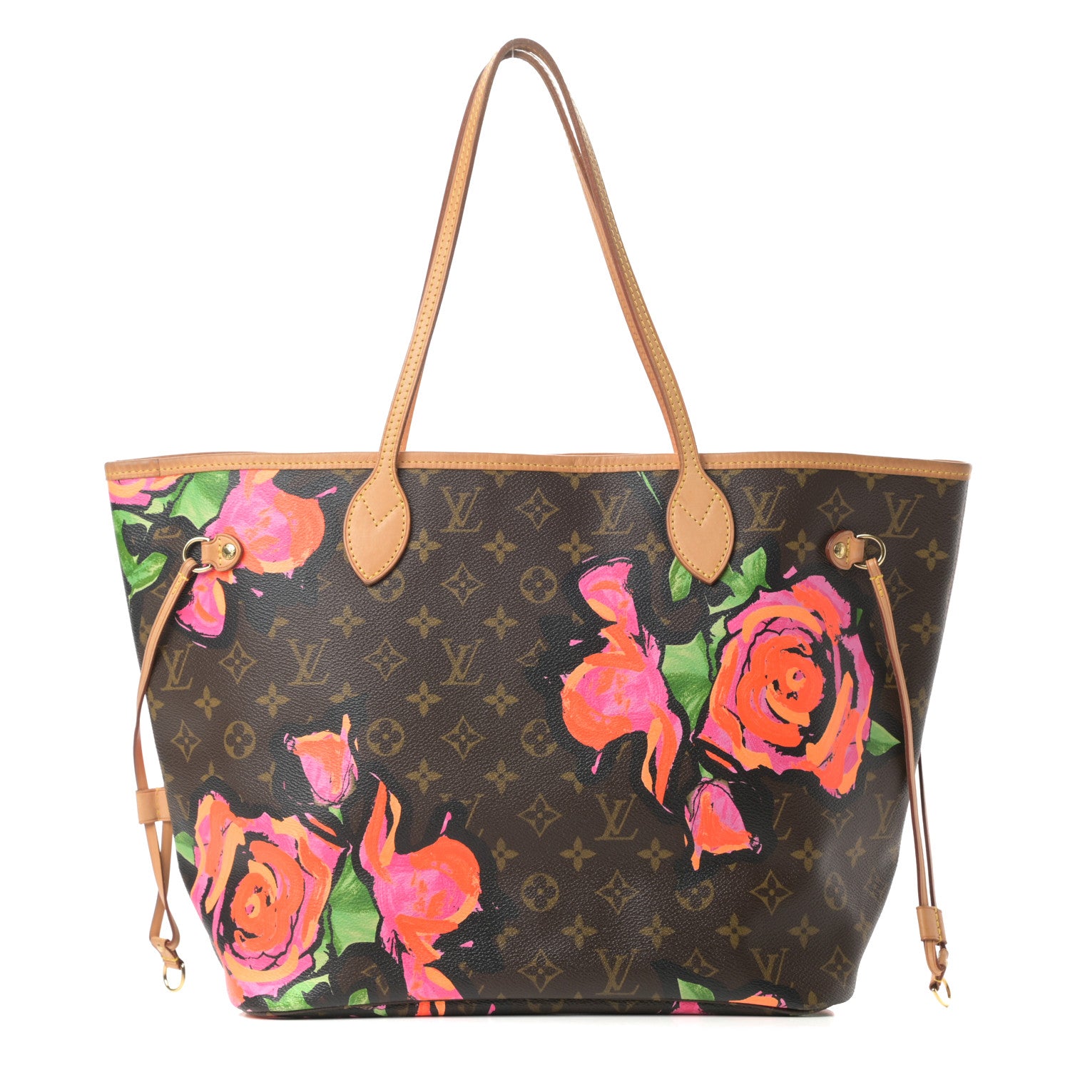 Louis Vuitton Monogram Roses Neverfull MM 1 of 12