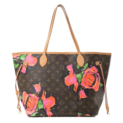 Louis Vuitton Monogram Roses Neverfull MM 1 of 12