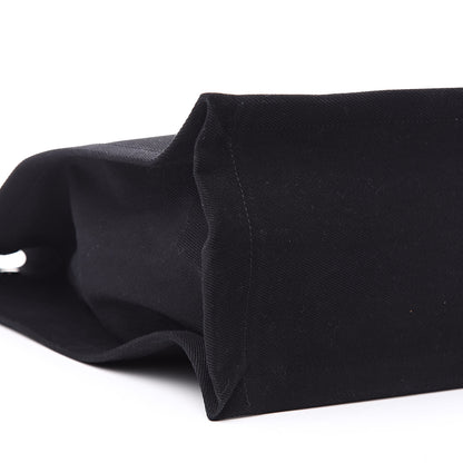 Saint Laurent Linen Calfskin Rive Gauche Tote Black 7 of 8