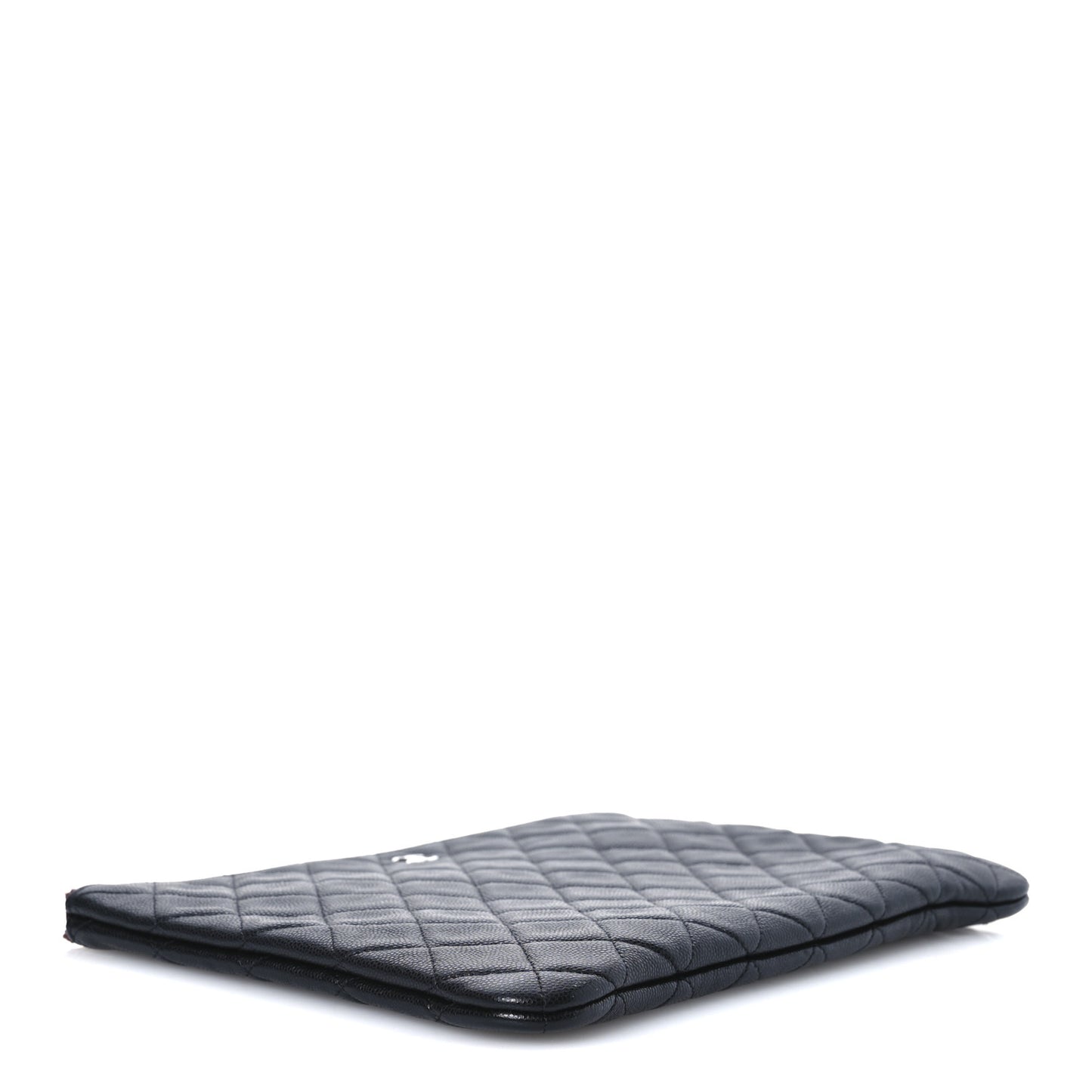 Caviar Quilted Medium Cosmetic Case Black